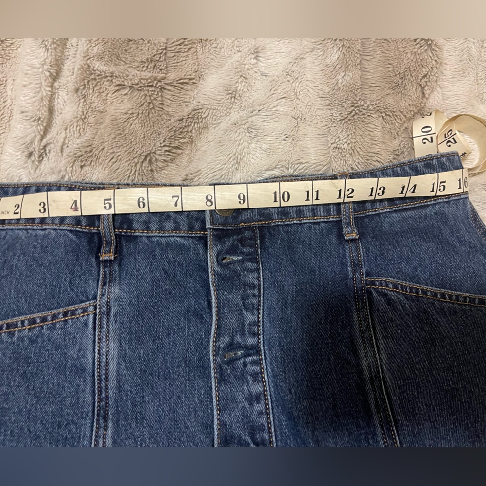 Button down denim skirt - Picture 6 of 6